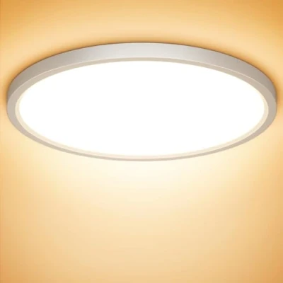 Imagen de NIBSHOOM Plafon Led Techo, 24W 2400LM 3000K Lampara IP44 Ø30cm Plafones para Techo Dormitorio Cocina Pasillo Baño Sala