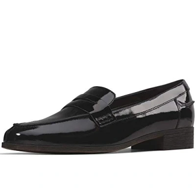 Imagen de Clarks Hamble Loafer, Mocasines Mujer, Black Pat Pat, 37 EU