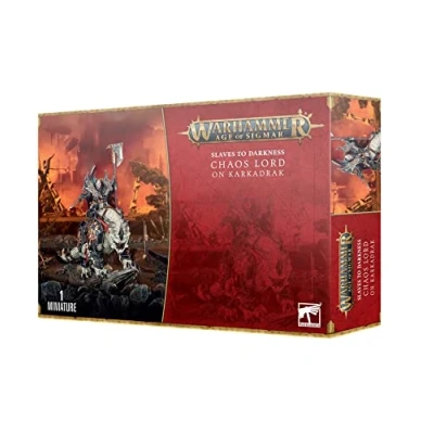 Imagen de Warhammer Age of Sigmar Games Workshop Esclavos de la Oscuridad: Señor del Caos en Karkadrak