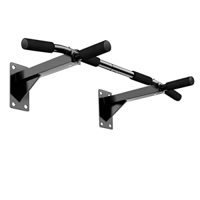 Imagen de Barras de Dominadas Montada en Pared, Barra Fija Multifuncional para Flexiones, Wall Pull Up Bar Tracción Fitness, Entrenador Parte Superior del Cuerpo Gimnasio Hogar