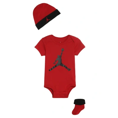 Imagen de Jordan Jumpman SET Unisex Camiseta estampada para niños, Talla: 56 68, Gym red/black