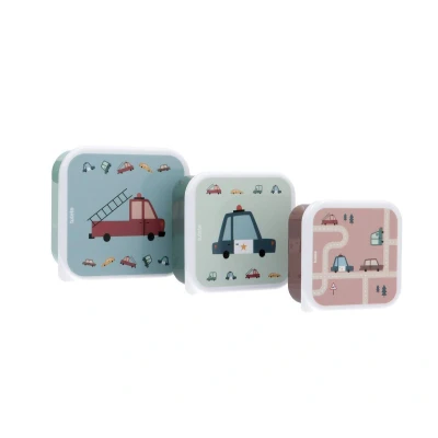 Imagen de 3 Cajas Almuerzo Vintage Cars