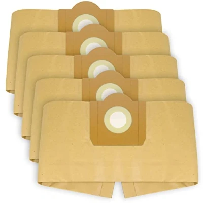 Imagen de SPARES2GO Bolsas Grandes de Doble Pared compatible con Karcher WD3 WD3P Wet &amp; Dry Aspiradora (5 Unidades)
