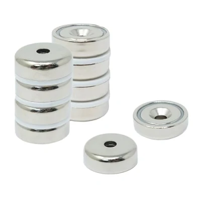 Imagen de FIRST4MAGNETS N42 Magnet de Bote Neodimio Para Artes, Manualidades, Fabricacion Modelos, Bricolaje, Pasatiempos, Oficina Y Hogar 25mm Diametro x 8mm Espesor 5mm C