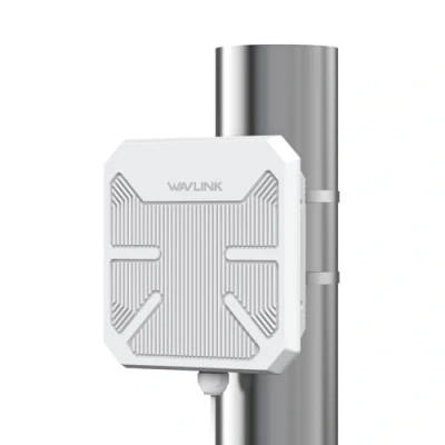 Imagen de WAVLINK AX3000 Outdoor Point to dBi, Resistente a la Intemperie CPE para Exteriores PtP y PtMP, soporta 100 m de PoE Activo/pasivo, Antena direccional 12 Puerto