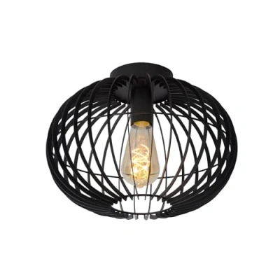 Imagen de Lucide REDA Lámpara de techo Ø 32 cm 1xE27 Negro