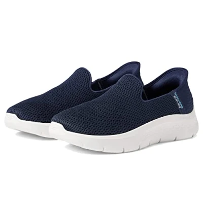 Imagen de Skechers Slip ins Go Walk Flex Relish, Zapatillas Mujer, Azul Marino, 35 EU Ancho