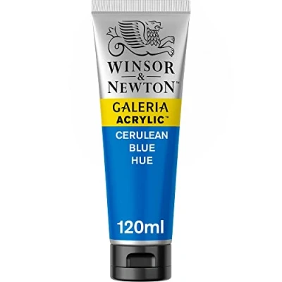 Imagen de Winsor &amp; Newton Pintura Acrílica , 120 ml, Azul (Cerulean Blue Hue)