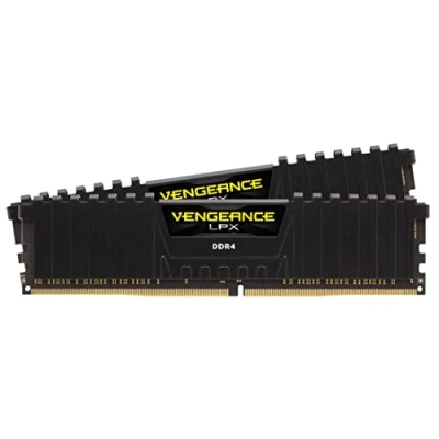Imagen de Corsair VENGEANCE LPX 16GB, 2x8GB, DDR4 3200MHz C16 Módulos de Memoria Alto Rendimiento, Negro