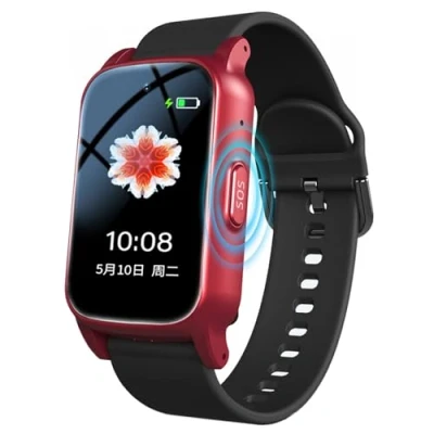 Imagen de Reloj Inteligente con Detección de Caídas Smartwatch para Personas Mayores Localizador GPS Botón Llamada Emergencia SOS