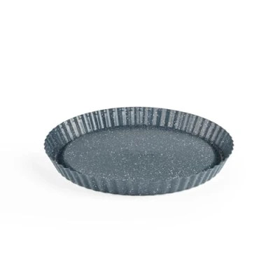 Imagen de Russell Hobbs RH03411EU7 Nightfall Stone 28 cm molde para tarta antiadherente quiche, utensilios hornear de acero al carbono, pastel, apto horno hasta 220 C