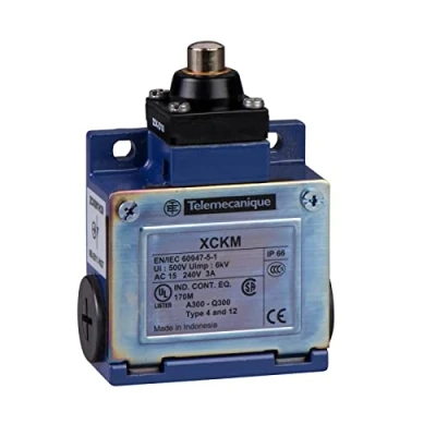 Imagen de Schneider Electric XCKM110 Limit Switch Xckm, Metal End Plunger, 1Nc+1No, Snap Action, Pg11