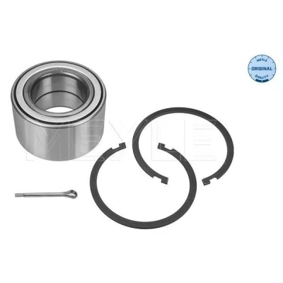 Imagen de MEYLE 36 14 650 0004 Juego de Cojinete rueda eje delantero, ambos lados con accesorios ORIGINAL Quality 76 bolas NISSAN: X Trail