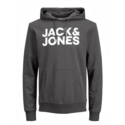 Imagen de JACK &amp; JONES Sudadera con capucha para hombre logotipo, XXL