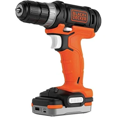 Imagen de BLACK+DECKER BDCDD12S1, Taladro Atornillador 12 V 550 rpm, Portabrocas 10 mm