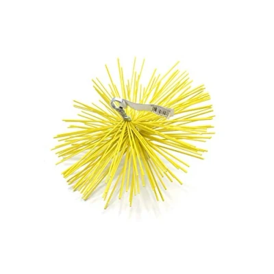 Imagen de Pyro Feu 862564 Cabezal Deshollinador nailón 150 mm rosca métrica 12, Amarillo