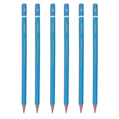 Imagen de GZDAOXIA 6 piezas lapices,ices de madera,Lápiz,Lapices 2B,lápices dibujo,Lápiz Bocetos,para principiantes artistas Bocetos Creaciones(2B)