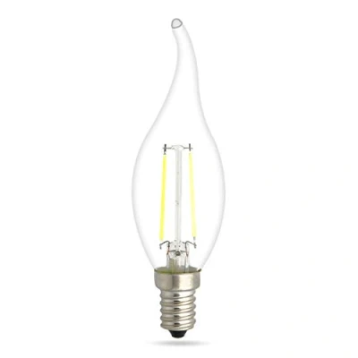 Imagen de Mengjay E14 Bombilla LED con forma de vela (E14, 2 W, 15 6000 K, 200 lúmenes, repuesto luz blanca fría)