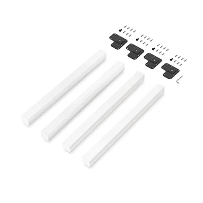 Imagen de EMUCA Patas cuadradas para Mesa, 50x50, H710mm, Pintado Blanco, Acero