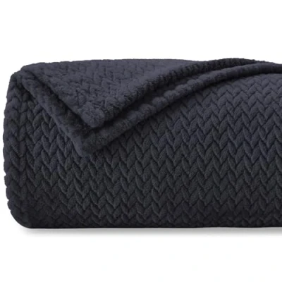 Imagen de Homebliss Mantas para Sofa 220 x 240 cm,Manta Polar Franela Extra Suave,100% Microfibra Flannel Blanket,Multiusos Plaid Cama,Cubrecama,Cubresofá,Azul