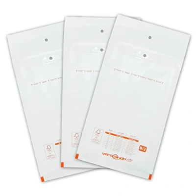 Imagen de Versando LUPOWB200 Sobres acolchados, Blanco, 140 x 225 mm exterior, B2, 200 Piezas
