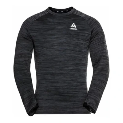 Imagen de Odlo Top de Running Run Easy Warm Sudadera, Hombre, Mezcla Negra, XXL