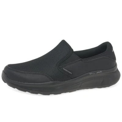 Imagen de Skechers 232515 BBK, Zapatillas Hombre, Borde Duraleather de Malla Negra, 42 EU