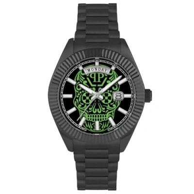 Imagen de Philipp Plein Reloj Analógico para Hombres de Cuarzo con Correa en Acero Inoxidable PWPNA0724