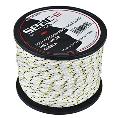 Imagen de SEAC 1110009 Cabo de 100% Dyneema, Hombre, Verde, 50 MT