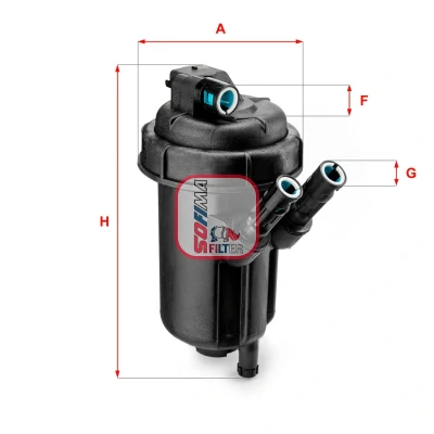 Imagen de SOFIMA S 5116 GC Filtro Combustible Cartucho filtrante 10 OPEL: Corsa C Hatchback, Combo Tour, Meriva A, SUZUKI: SWIFT 3, IGNIS 2, Splash
