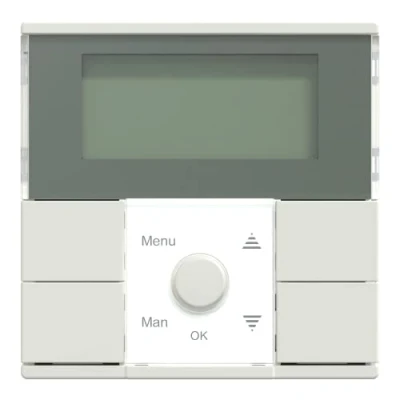 Imagen de Schneider Electric Merten MEG5754 0319 Temporizador Digital para Interiores (con Interruptor, Sistema M, Color Blanco Polar)
