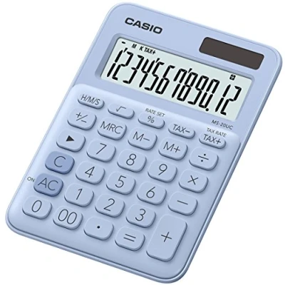 Imagen de Calculadora Casio MS 20UC Azul (2,3 x 10,5 14,95 cm)