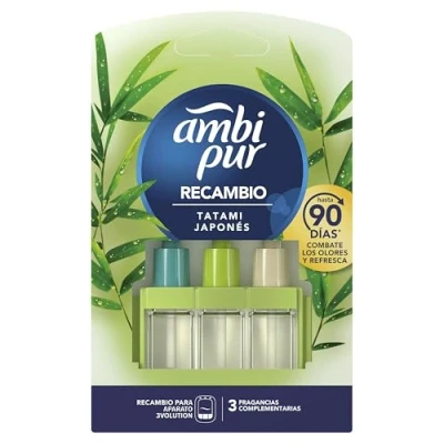 Imagen de 9 recambios difusor eléctrico Ambi PUR 3 VOLUTION recarga Japan AMBIPUR