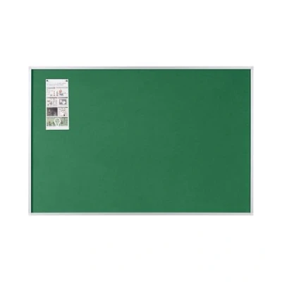 Imagen de Bi Office New Generation Tablero de anuncios fieltro, 900 x 600 mm, color verde