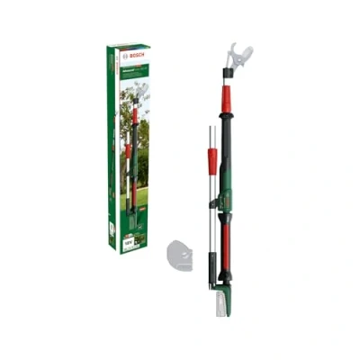 Imagen de Bosch Home and Garden podadora a batería AdvancedPrune 18V 45 (para cortar sin esfuerzo ramas de hasta mm; sistema 18 voltios; 600 cortes; con bastón telescópico, ni cargador)