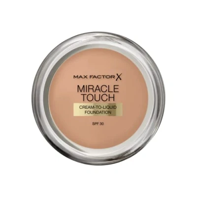 Imagen de Max Factor Miracle Touch Foundation, Tono 80 Bronze (Pieles Oscuras), 11.5 ml