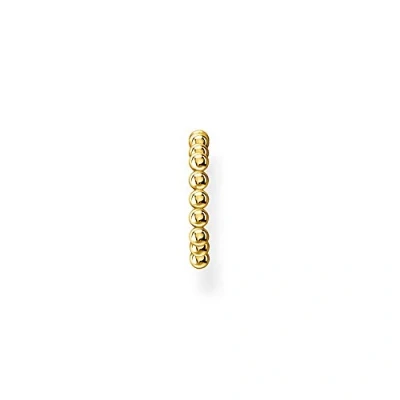 Imagen de THOMAS SABO Abrazadera de la oreja Single Bolas Plata Chapada en Oro EC0017 413 39, Amarillo