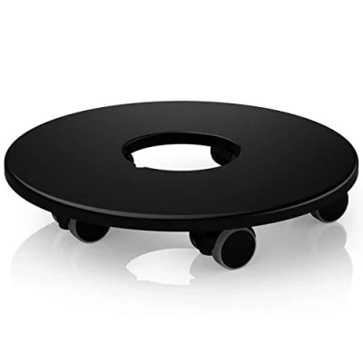 Imagen de LECHUZA Base rodante, Classico, Quadro 50, Cube, CURSIVO, Canto 40 Negra 13403, plástica, Black, Talla unica, 6