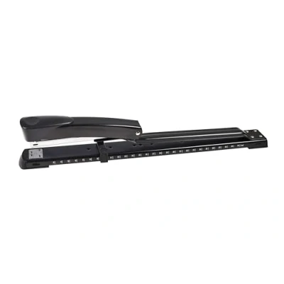 Imagen de Pavo Grapadora 24/6 26/6 metal de manga larga capacidad grapado la grapadora, 16 hojas, negro, 8040384