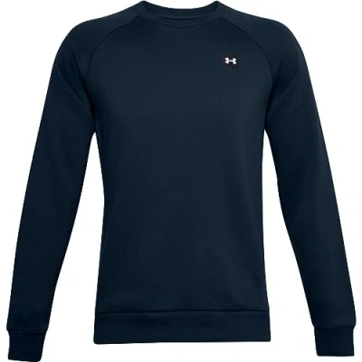 Imagen de Under Armour Rival Fleece Crew, sudadera hombre, Azul (Academy / Onyx White), L