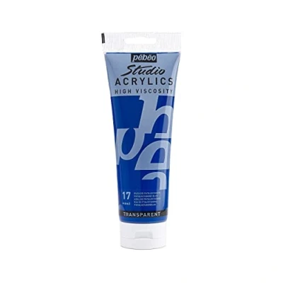 Imagen de Pébéo Acrílico Fine Studio Pintura acrílica Azul de Phtalocianina 250 ml