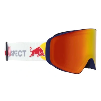 Imagen de Red Bull Spect Eyewear Gafas de nieve JAM 06, azul/marrón con espejo rojo