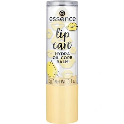 Imagen de essence lip care HYDRA OIL CORE balm, white, moisturising, regenerating, nourishing, natural, vegan, no parabens, microplastic particles, nanoparticles free, 1 pack (3 g)