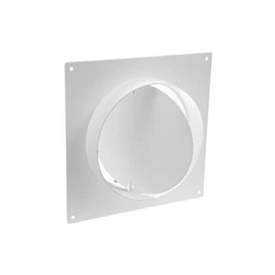 Imagen de brida de conector conducto 6 pulgadas con amortiguador corriente retroceso, tubo recta plástico para calefacción y refrigeración, sistema ventilación entrada salida,