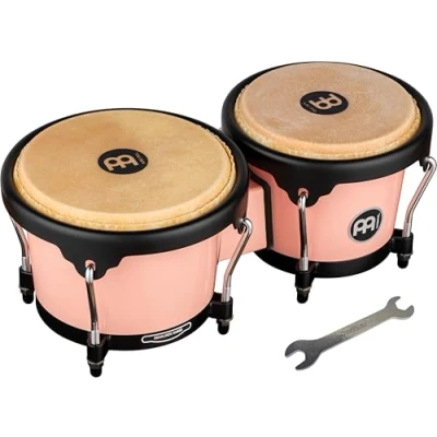 Imagen de MEINL Percussion Headliner Bongo Journey Series Special Edition 6 1/2&quot; Macho &amp; 7 Hembra Flamingo Pink (HB50FP)