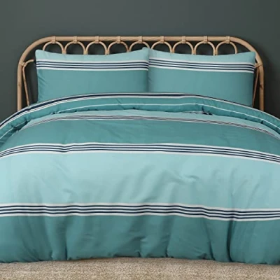Imagen de Sleepdown Juego de cama con funda edredón y fundas almohada para doble (200 cm x 200 cm), Doublé