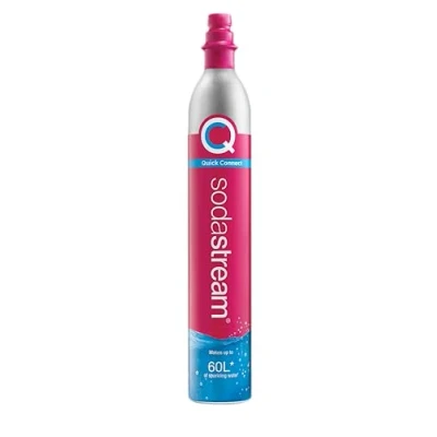 Imagen de Sodastream Cilindro Adicional de Gas Quick Connect, Modelos Terra y DUO, Exclusivo para Máquinas Gasificadoras Agua SodaStream, Color Rosa 60 L