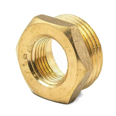 Imagen de Accesorios latón roscados (Reducción hexagonal M/H/, 1/2&quot;x3/8&quot;)
