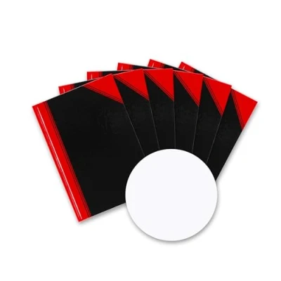 Imagen de Landre 100302833 China, secante, DIN A6, 60 g/fino, papel de escritura libre madera, paquete 12 m² en blanco, 96 hojas, negro/rojo