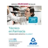 Imagen de Tecnico En Farmacia Del Servicio Murciano De Salud. Temario Parte Espe
